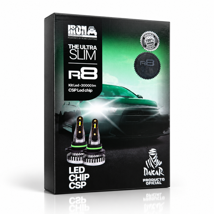 Kit LED R8 Ultra Slim IRON LED | 30.000 LM