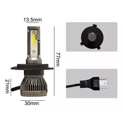 Infografía de medidas del kit LED Y3 LUX LED